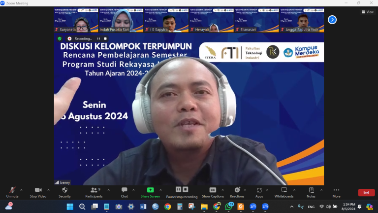 DOSEN PROGRAM STUDI REKAYASA KOSMETIK ITERA MENYELENGGARAKAN DISKUSI KELOMPOK TERPUMPUN MEMBAHAS RENCANA PEMBELAJARAN SEMESTER (RPS) TA 2024/2025